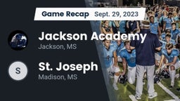 Recap: Jackson Academy  vs. St. Joseph 2023