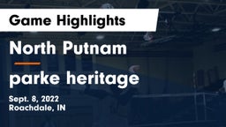 North Putnam  vs parke heritage Game Highlights - Sept. 8, 2022