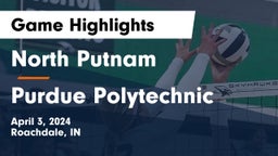 North Putnam  vs Purdue Polytechnic Game Highlights - April 3, 2024