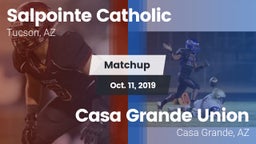 Matchup: Salpointe Catholic vs. Casa Grande Union  2019