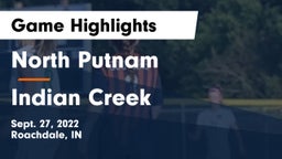 North Putnam  vs Indian Creek Game Highlights - Sept. 27, 2022