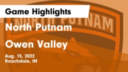 North Putnam  vs Owen Valley Game Highlights - Aug. 15, 2022