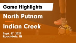 North Putnam  vs Indian Creek Game Highlights - Sept. 27, 2022