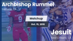 Matchup: Archbishop Rummel vs. Jesuit  2016