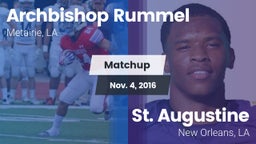 Matchup: Archbishop Rummel vs. St. Augustine  2016