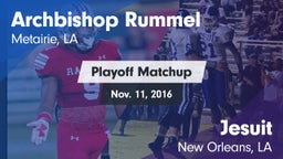 Matchup: Archbishop Rummel vs. Jesuit  2016