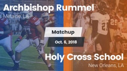 Matchup: Archbishop Rummel vs. Holy Cross School 2018