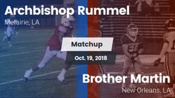 Matchup: Archbishop Rummel vs. Brother Martin  2018