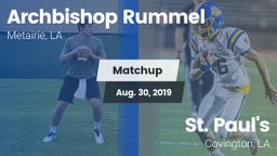 Matchup: Archbishop Rummel vs. St. Paul's  2019