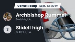 Recap: Archbishop Rummel  vs. Slidell high  2019