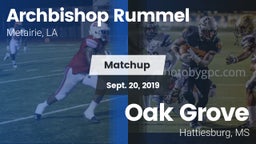 Matchup: Archbishop Rummel vs. Oak Grove  2019