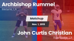 Matchup: Archbishop Rummel vs. John Curtis Christian  2019