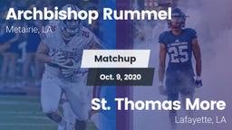 Matchup: Archbishop Rummel vs. St. Thomas More  2020
