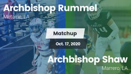 Matchup: Archbishop Rummel vs. Archbishop Shaw  2020