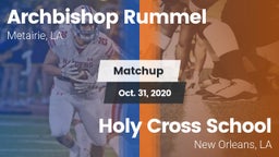 Matchup: Archbishop Rummel vs. Holy Cross School 2020