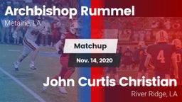 Matchup: Archbishop Rummel vs. John Curtis Christian  2020