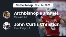 Recap: Archbishop Rummel  vs. John Curtis Christian  2020