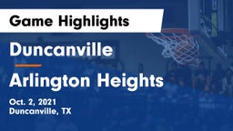 Duncanville  vs Arlington Heights  Game Highlights - Oct. 2, 2021