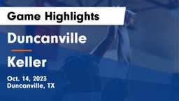 Duncanville  vs Keller  Game Highlights - Oct. 14, 2023