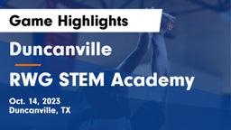 Duncanville  vs RWG STEM Academy Game Highlights - Oct. 14, 2023