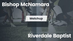 Matchup: Bishop McNamara vs. Riverdale Baptist  2016