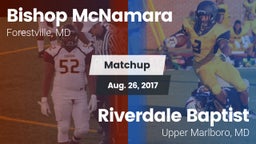 Matchup: Bishop McNamara vs. Riverdale Baptist  2017