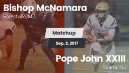 Matchup: Bishop McNamara vs. Pope John XXIII  2017