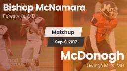 Matchup: Bishop McNamara vs. McDonogh  2017