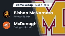 Recap: Bishop McNamara  vs. McDonogh  2017