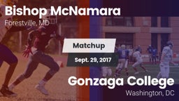 Matchup: Bishop McNamara vs. Gonzaga College  2017
