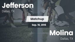 Matchup: Jefferson vs. Molina  2016