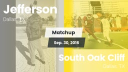 Matchup: Jefferson vs. South Oak Cliff  2016