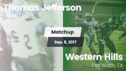 Matchup: Thomas Jefferson vs. Western Hills  2017
