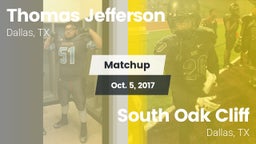 Matchup: Thomas Jefferson vs. South Oak Cliff  2017