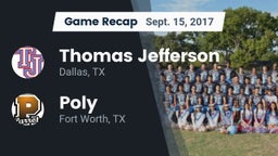Recap: Thomas Jefferson  vs. Poly  2017