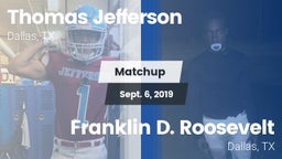 Matchup: Thomas Jefferson vs. Franklin D. Roosevelt  2019
