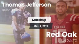 Matchup: Thomas Jefferson vs. Red Oak  2019