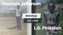 Matchup: Thomas Jefferson vs. L.G. Pinkston  2020