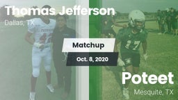 Matchup: Thomas Jefferson vs. Poteet  2020