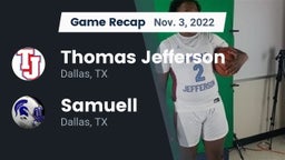 Recap: Thomas Jefferson  vs. Samuell  2022