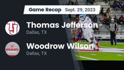 Recap: Thomas Jefferson  vs. Woodrow Wilson  2023