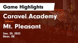 Caravel Academy vs Mt. Pleasant Game Highlights - Jan. 25, 2022