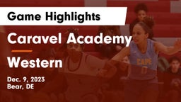 Caravel Academy vs Western  Game Highlights - Dec. 9, 2023