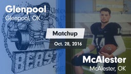 Matchup: Glenpool vs. McAlester  2016