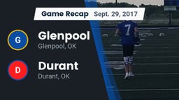 Recap: Glenpool  vs. Durant  2017