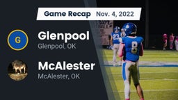 Recap: Glenpool  vs. McAlester  2022