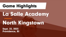 La Salle Academy vs North Kingstown Game Highlights - Sept. 22, 2023