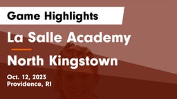 La Salle Academy vs North Kingstown  Game Highlights - Oct. 12, 2023