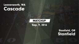 Matchup: Cascade vs. Stanfield  2016