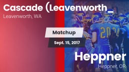 Matchup: Cascade vs. Heppner  2017